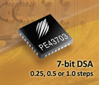 Image of Peregrine Semiconductor's PE43703 7-bit Digital Step Attenuator