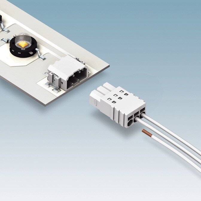 PTSM White PCB Connector