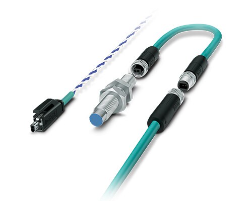 Single pair ethernet cable and connector