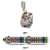 Phoenix Contact 的 MPT 和 MUT 迷你端子台影像