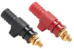 Image of 73095 Binding Posts with 4 mm Safety Jack and Quick Wire Connection
