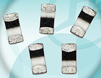 Bild der Keramikchipinduktivitäten 0201/0402 von Pulse Electronics, a YAGEO Company