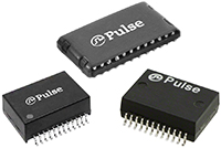Pulse Electronics, a YAGEO Company 的以太网 2.5G/5G 60 瓦 PoE 磁性器件图片
