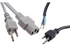 Image of Qualtek's CSA and UL Approved North American Power Cords