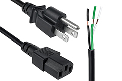 Image of Qualtek's Tariff-Free Three Conductor North American Power Cords