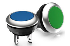 Image of RAFI’s LUMOTAST 16 Series Compact Pushbutton Switches