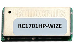 Image of Radiocrafts' RC1701HP-WIZE High-Power RF Transceiver Module