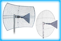 Image des antennes paraboliques à bande ultralarge série RGP de Raltron