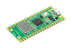 Image of Raspberry Pi's Pico H and Pico W development boards