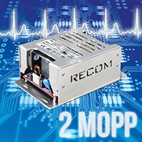 Image of Recom Power's RACM100-150 Compact Medical Power Supplies