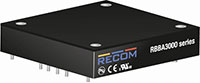 Imagen del convertidor de CC/CC de la serie RBBA3000 de RECOM