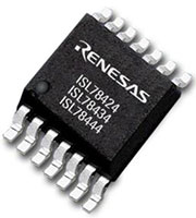 Image of Renesas' ISL784x4 Half-Bridge Drivers