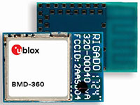 Image of u-blox's BMD-360 Bluetooth® 5.1, 802.15.4 Wireless Module