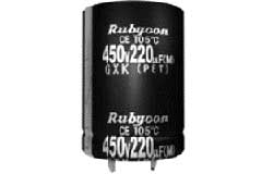 GXK Series Snap-In Aluminum Electrolytic Capacitors - Rubycon