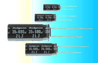 Image of Rubycon America's ZLJ Series Capacitors