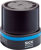 Abbildung: 3D-LiDAR-Sensor multiScan100 von SICK