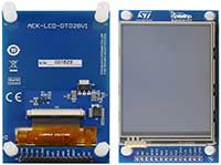 STMicroelectronics 的 AEK-LCD-DT028V1 显示扩展板图片