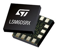 Image of STMicroelectronics' LSM6DSRXTR MEMS sensor modules