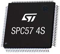 Imagen de las MCU automotrices de alto rendimiento de la línea SPC57 4S de STMicroelectronics