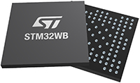 Image of STMicroelectronics' STM32WB Dual-Core Arm® Cortex® Microcontroller (MCU)