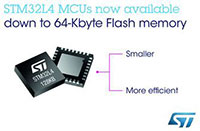 Bild zu den extrem energieeffizienten Arm®-Cortex®-M4-MCUs von STMicroelectronics
