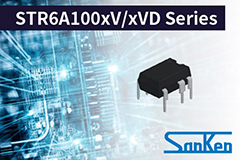 Image of Sanken's STR6A100xV/xVD Series Power ICs for PWM Off-Line Switching Power Supplies