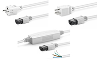 Abbildung: Netzkabel der Serie IF 13 von Schaffner mit Filter