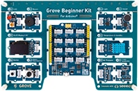 Seeed 的 Grove 入门套件图片，用于 Arduino