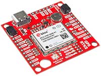 Image of SparkFun ZED-F9P GPS-RTK2 Board with Qwiic