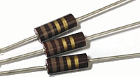 Image of Stackpole Electronics' RC Series Carbon Composition Axial Leaded Resistors