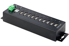 Image of StarTech's Metal Industrial USB Hubs