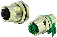 Image of Stewart Connector SS-12400 Series M12 X-Code Connectors