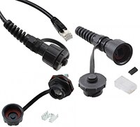 Image of Stewart Connector's SealJack™ Harsh Environment Modular Cable Applied Series