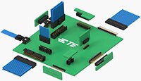 TE Connectivity AMP 的 AMPMODU 2 mm 中心线互连系统图片