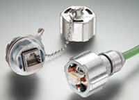 IP67 Metal Shell ODVA-Compliant Industrial Ethernet Connector