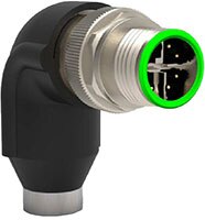 TE Connectivity 的 M12 X 編碼耐用型連接器的圖片