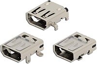 TE Connectivity AMP Connectors Micro HDMI 連接器的圖片