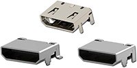 TE Connectivity AMP Connectors Mini HDMI 連接器的圖片