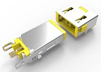 Image of TE Connectivity Amp's Rectangular DC Jacks