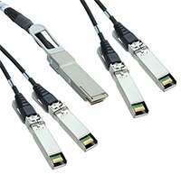 TE Connectivity 的 SFP28 和 QSFP28 纜線組件圖片