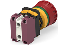 Image of TE Connectivity ALCOSWITCH's PBES22 Series Pushbutton 22 mm Emergency Stop Switch
