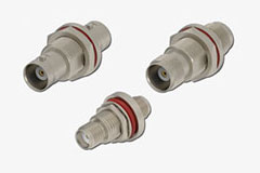 Image of TE Connectivity Linx Hermetically Sealed Panel-Mount RF Adapters
