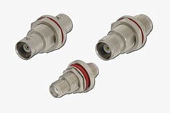 Image of TE Connectivity Linx Hermetically Sealed Panel-Mount RF Adapters
