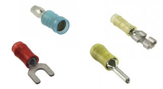 A variety of PIDG terminals and splices