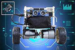 Image of Terasic's DE10-Nano Self-Balancing Robot Development Kit