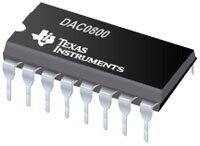 Texas Instruments 的 DAC0800/DAC0802 8 位 D/A 转换器图片
