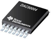 Abbildung: Digital/Analogwandler DAC80004 von Texas Instruments