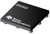 Texas Instruments' DRV2625 Advance ERM/LRA Haptic Drivers Image of Texas Instruments' DRV2625 Advance ERM/LRA Haptic Drivers