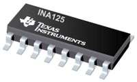 Texas Instruments' INA125 Instrumentation Amplifiers with Precision Voltage Reference Image des amplificateurs de mesure INA125 de Texas Instruments avec référence de tension de précision