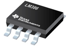 LM386 저전압 오디오 전력 증폭기 - TI | DigiKey